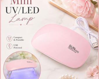 Mini UV LED Resin Curing Lamp for Resin Jewelry and Nail art