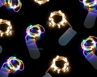 waterproof Resin lights, lights for resin, christmas LEDs holiday rainbow white nightlight, small fairy jar string lights, epoxy resin light