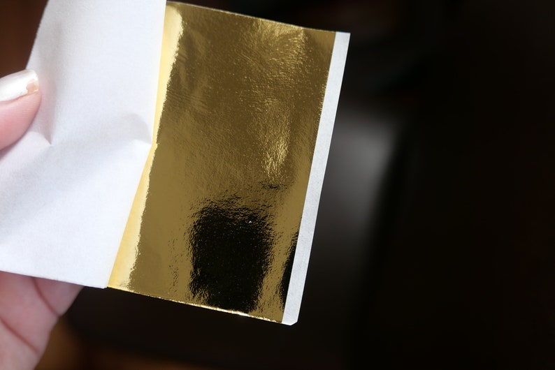 Gold Foil Sheets Gold Foil for Resin Art Collage Mixed Etsy