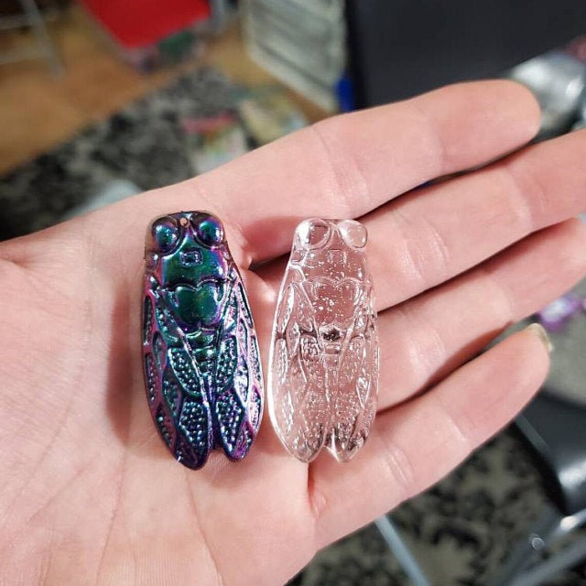 Cicada Beetle Bug Insect Mold Epoxy Resin Clay Glue Molds Etsy