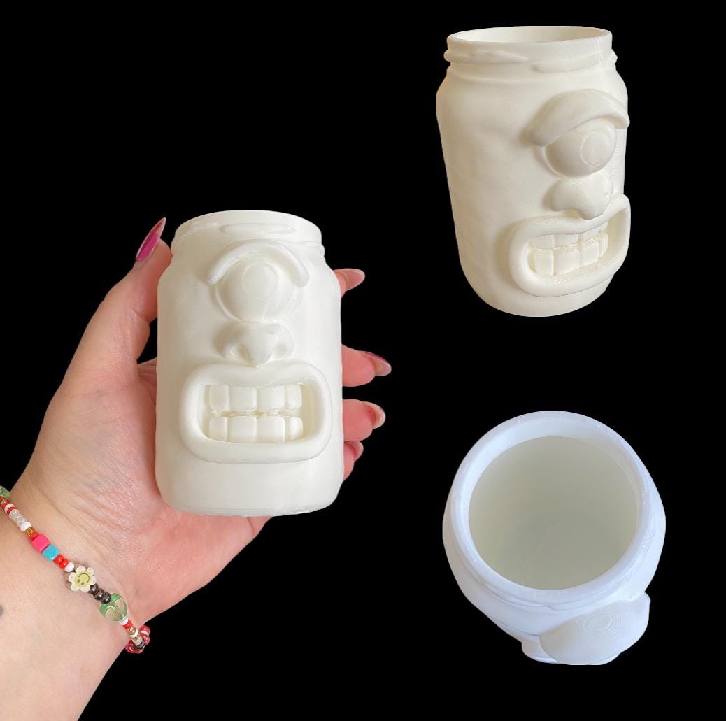 Paintable blanks, creepy weird cute doll , wunderland etc aesthetic. face jar, craft night fun, miniature painting, creatures, elf gnome
