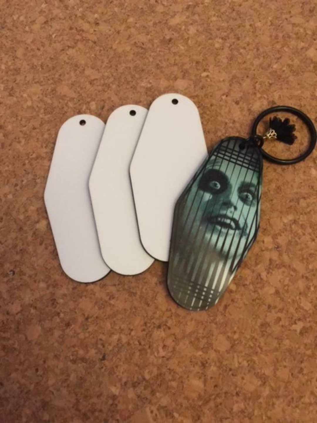 Sublimation Blanks, Custom Motel Keychain, Custom Motel Keyring, Motel Key Chain, Diy Supplies