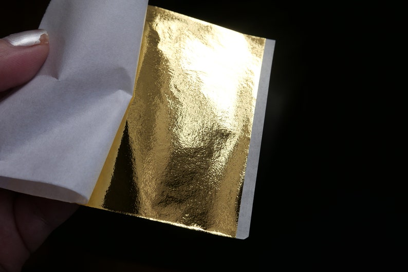 Gold Foil Sheets Gold Foil for Resin Art Collage Mixed Etsy
