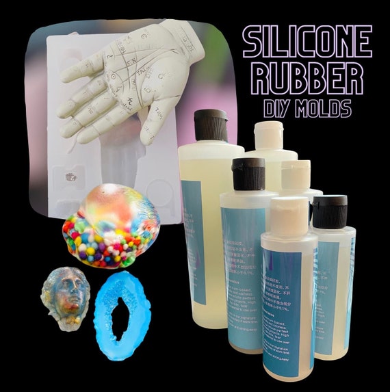 Mold Making Silicone Rubber, Use With Epoxy Resin / Uv Resin, Platinum  Based, Non Toxic, Clear A/b 1:1 Mix 