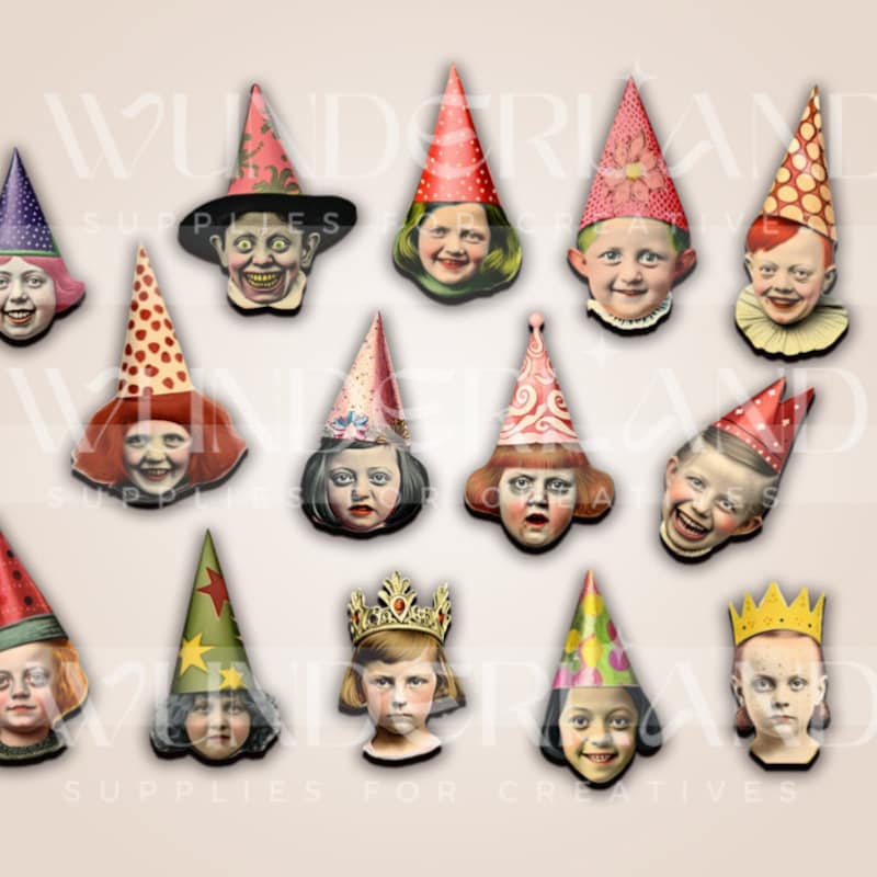 Doll head hat pin main image 1