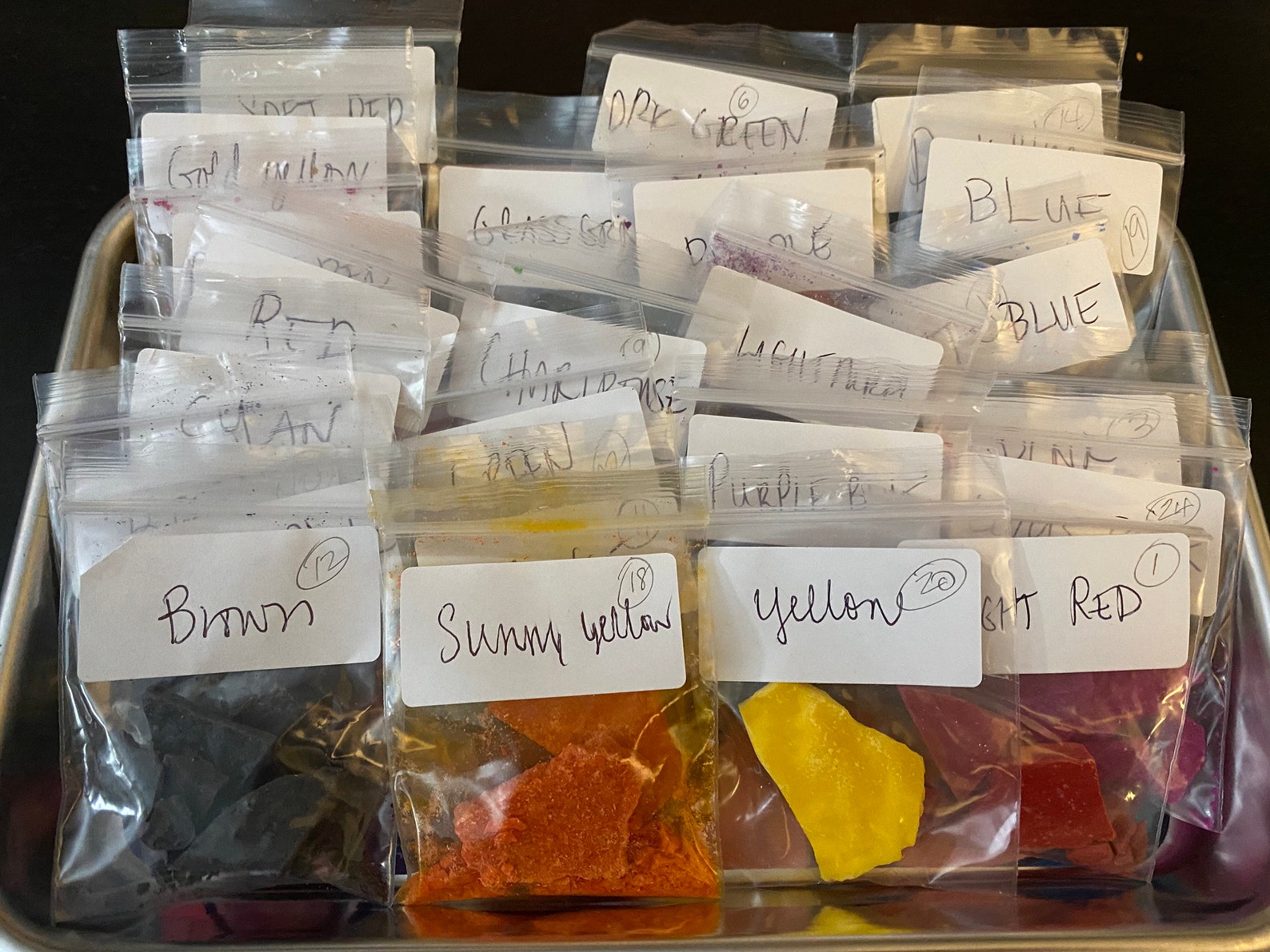 120g Candle Dye Blocks Candle Color Dye 5g X 24 Colors Mix Etsy