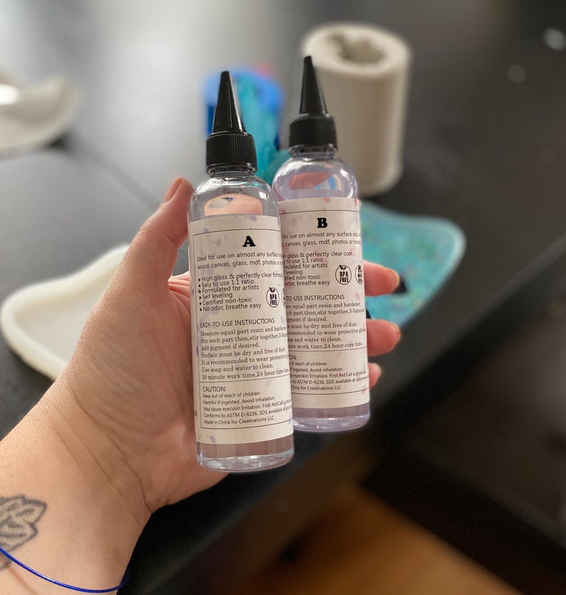 Resin Epoxy 8oz Kit 16oz Kit 32 Oz Kit Sample Kit Use for Etsy
