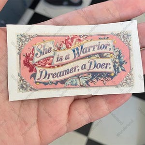 floral fabric panel - Sew/Glue-On patch for slow stitching, clothing, Mixed Media altered Art, junk journal, whimsical art supplies applique