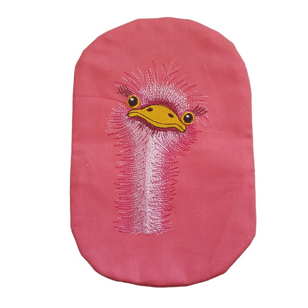 Stoma Bag Cover, Urostomy Ileostomy Colostomy Crohns  Ulcerative Colitis, Girl Ostrich