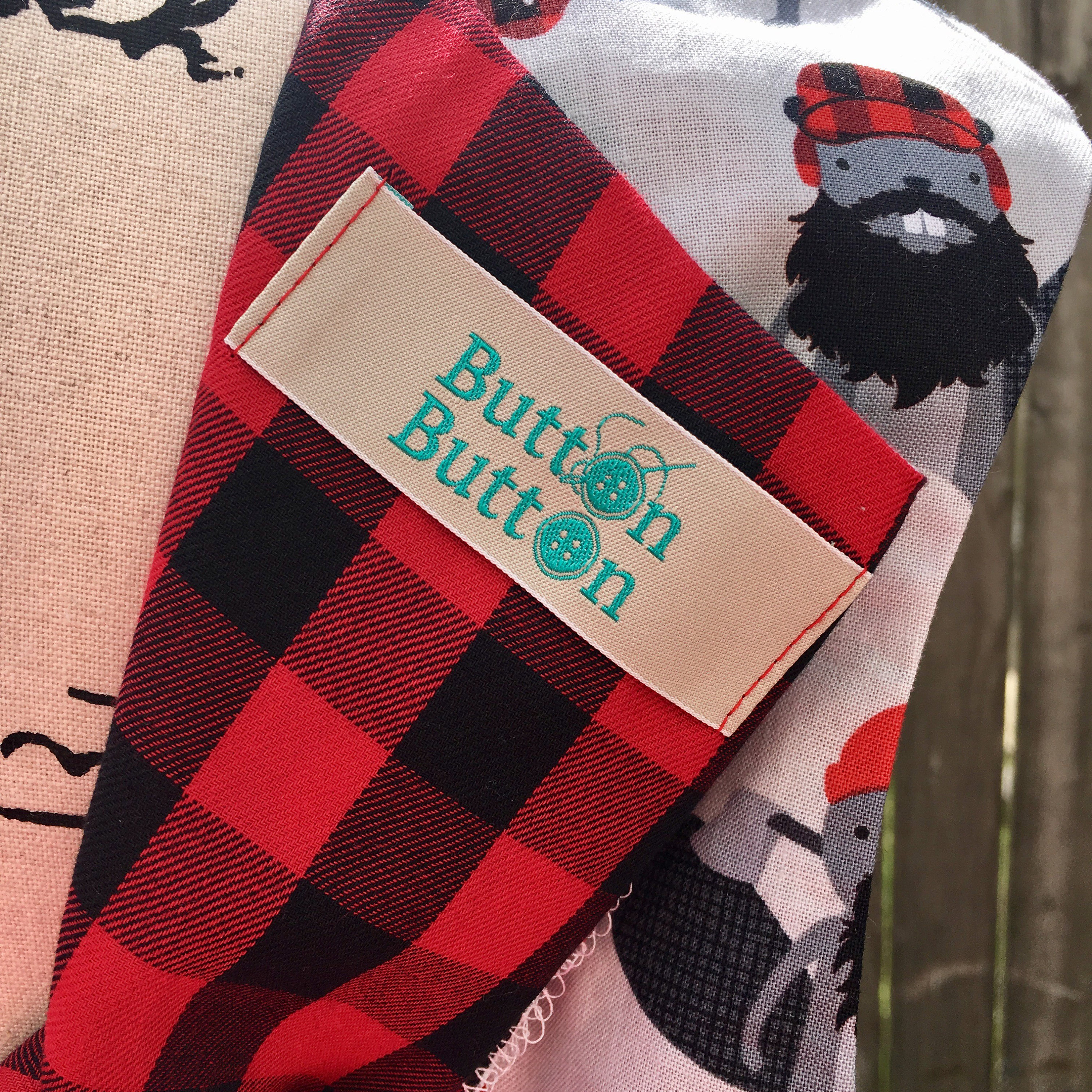 Ariene Dress in Lumberjack Beaver Fabric