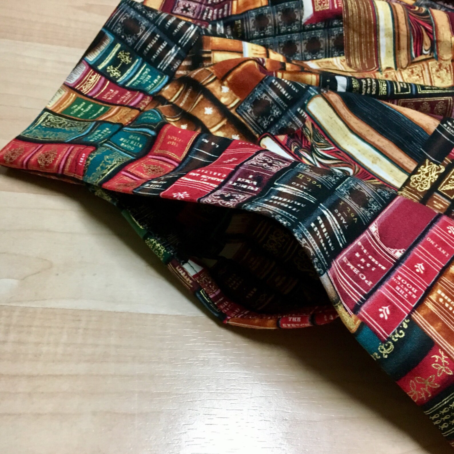 Packed Books Full Circle Skirt Etsy