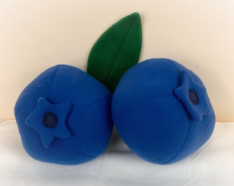 Blueberry Pillow, Fruit Pillow, Food Pillow, Toy Pillow, 3D Pillow