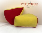 Cheese Pillow, Cheese, Gouda Pillow, Snack Pillow, Food Pillow, Fruit Pillow
