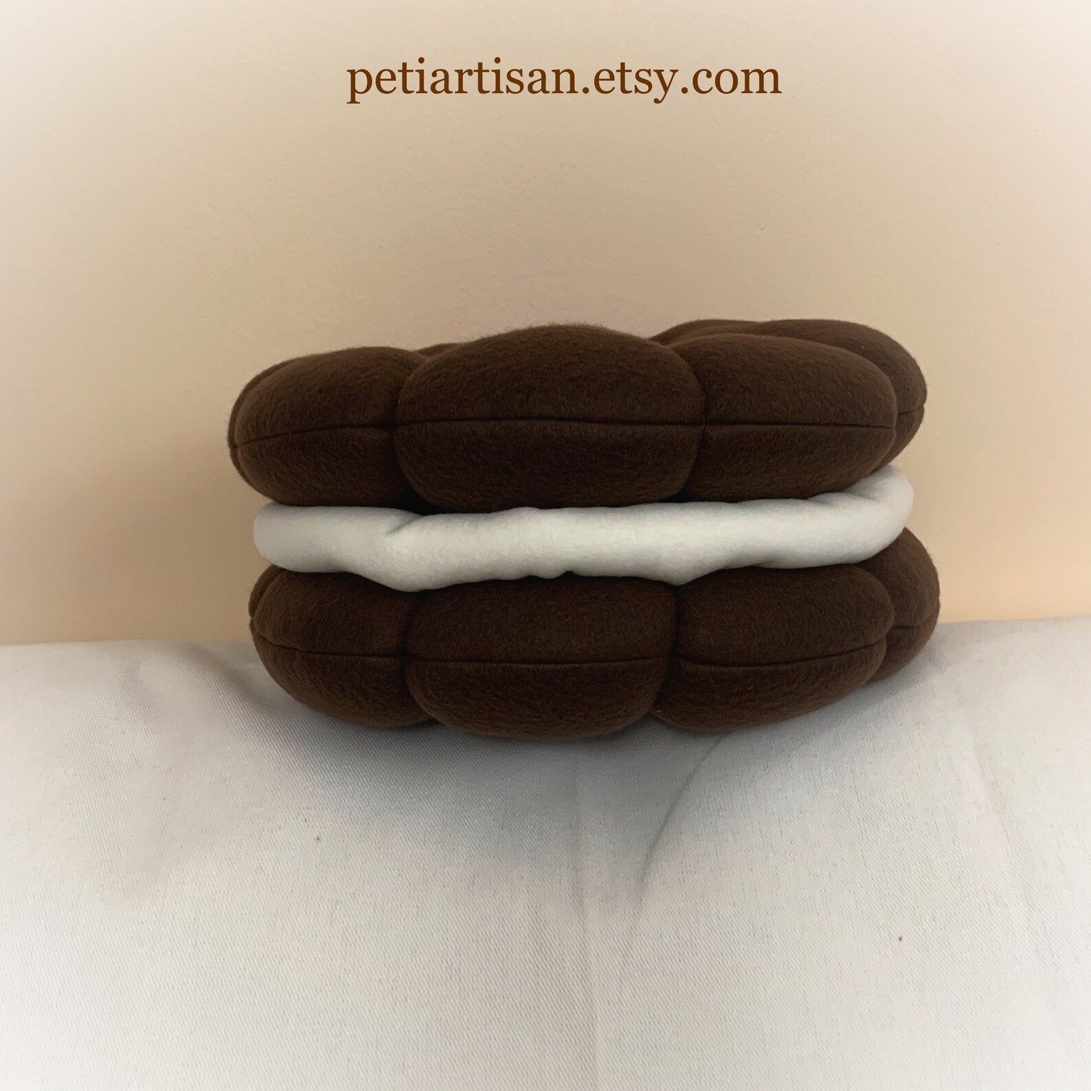 Cookie Pillow Sandwich Cookie Pillow Food Pillow Etsy