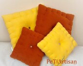 Cheese Cracker Pillow, Biscuit Pillow, Cracker Pillow, Food Pillow