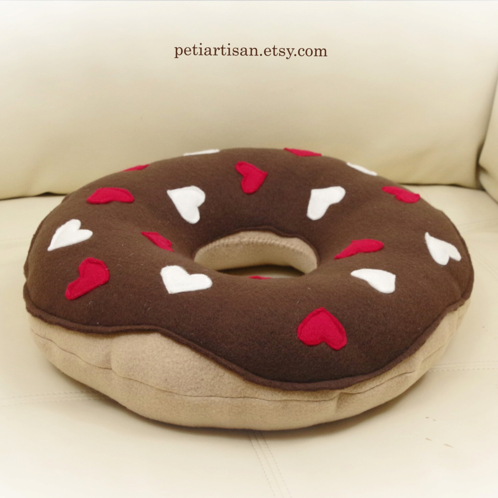 Donut Pillow Valentine Donut Pillow Heart Donut Pillow Food Etsy