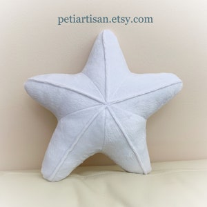 Starfish Shaped Pillow, Toy Pillow, 3D Pillow, Nautical Decor, Beach House Decor, Aqua, Pink pillow image 7