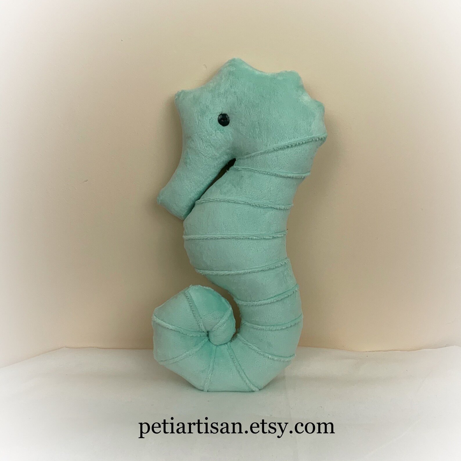 Seahorse Shaped Pillow Toy Pillow 3D Pillow Nautical Decor Etsy