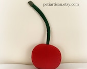 Cherry Pillow, Fruit Pillow, Food Pillow, Toy Pillow, 3D Pillow