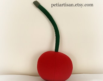 Cherry Pillow, Fruit Pillow, Food Pillow, Toy Pillow, 3D Pillow