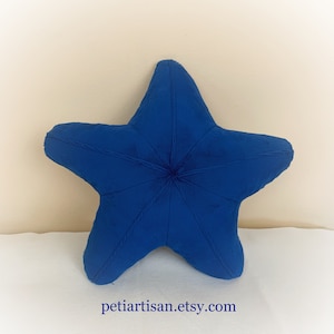 Starfish Shaped Pillow, Toy Pillow, 3D Pillow, Nautical Decor, Beach House Decor, Aqua, Pink pillow Royal Blue