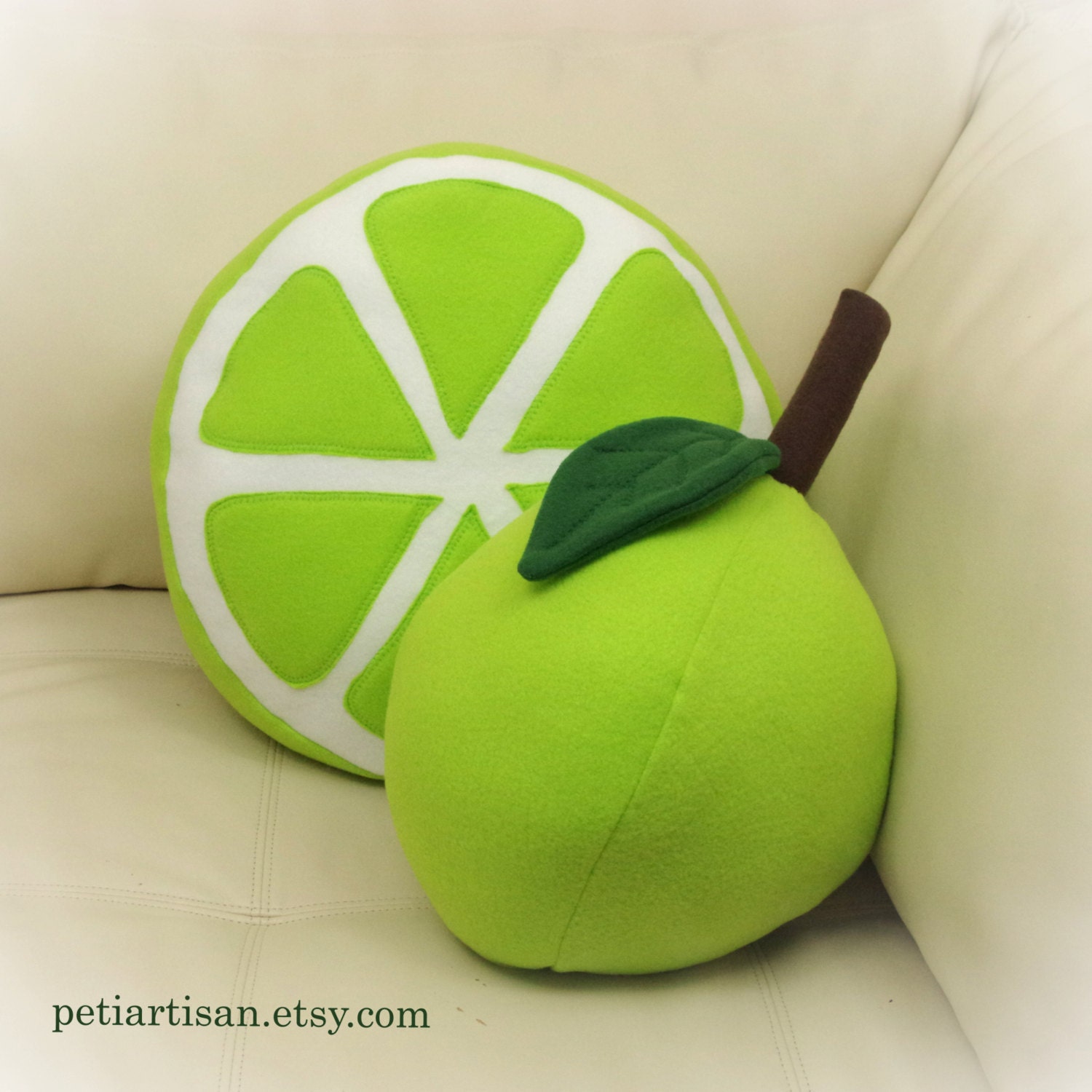 Lemon Pillow Lime Pillow Food Pillow Fruit Pillow Toy Etsy