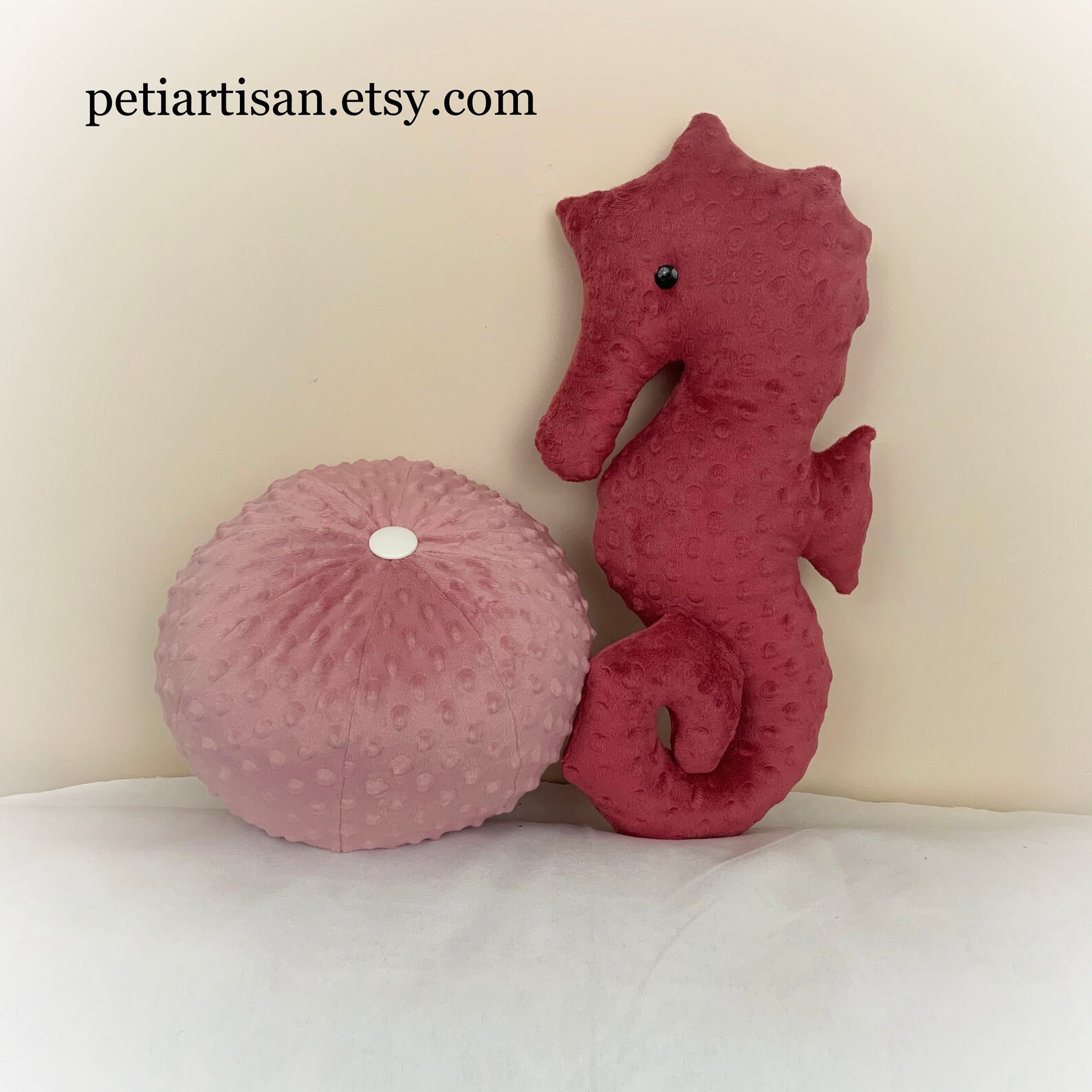 Sea Urchin Pillowstarfish Pillow Seahorse Pillow 3D Pillow Etsy