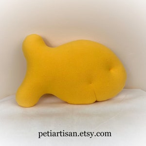 Goldfish Cracker Pillow, Biscuit Pillow, Cracker Pillow, Food Pillow