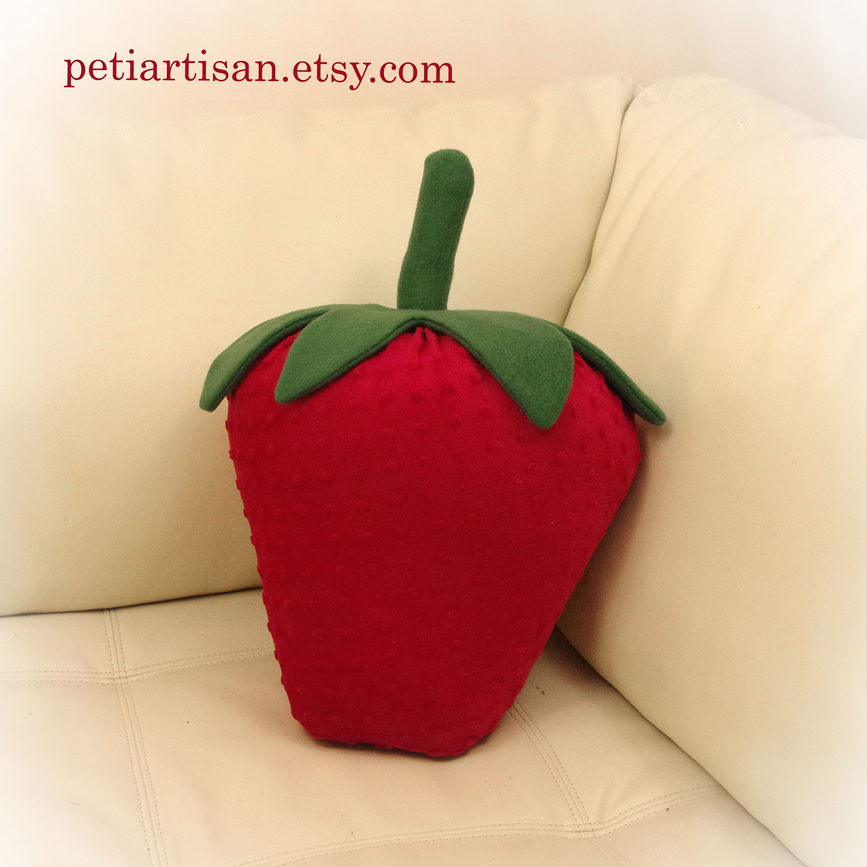 strawberry shaped pillow