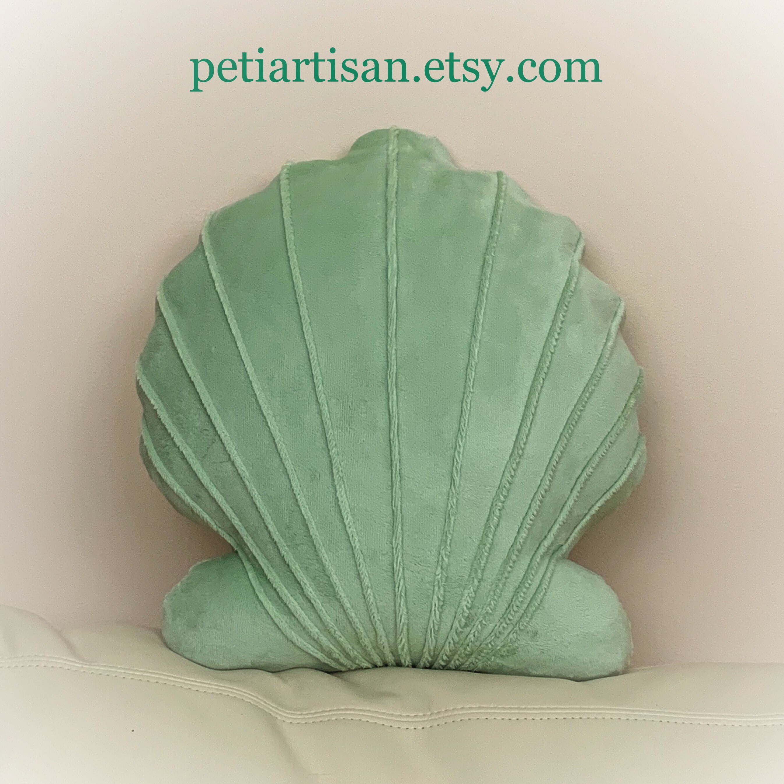 Scallop Shell Pillow, Seashell Pillow, Shell Pillows, Nautical Decor ...