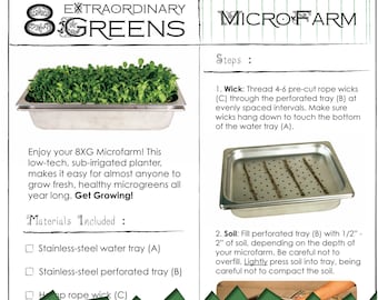 INSTRUCTIONS - Microgreens Sub-irrigated Planter