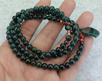 Natural Burma Jade Buddha Pendant Bracelet: Healing Reiki Jadeite Yoga Necklace