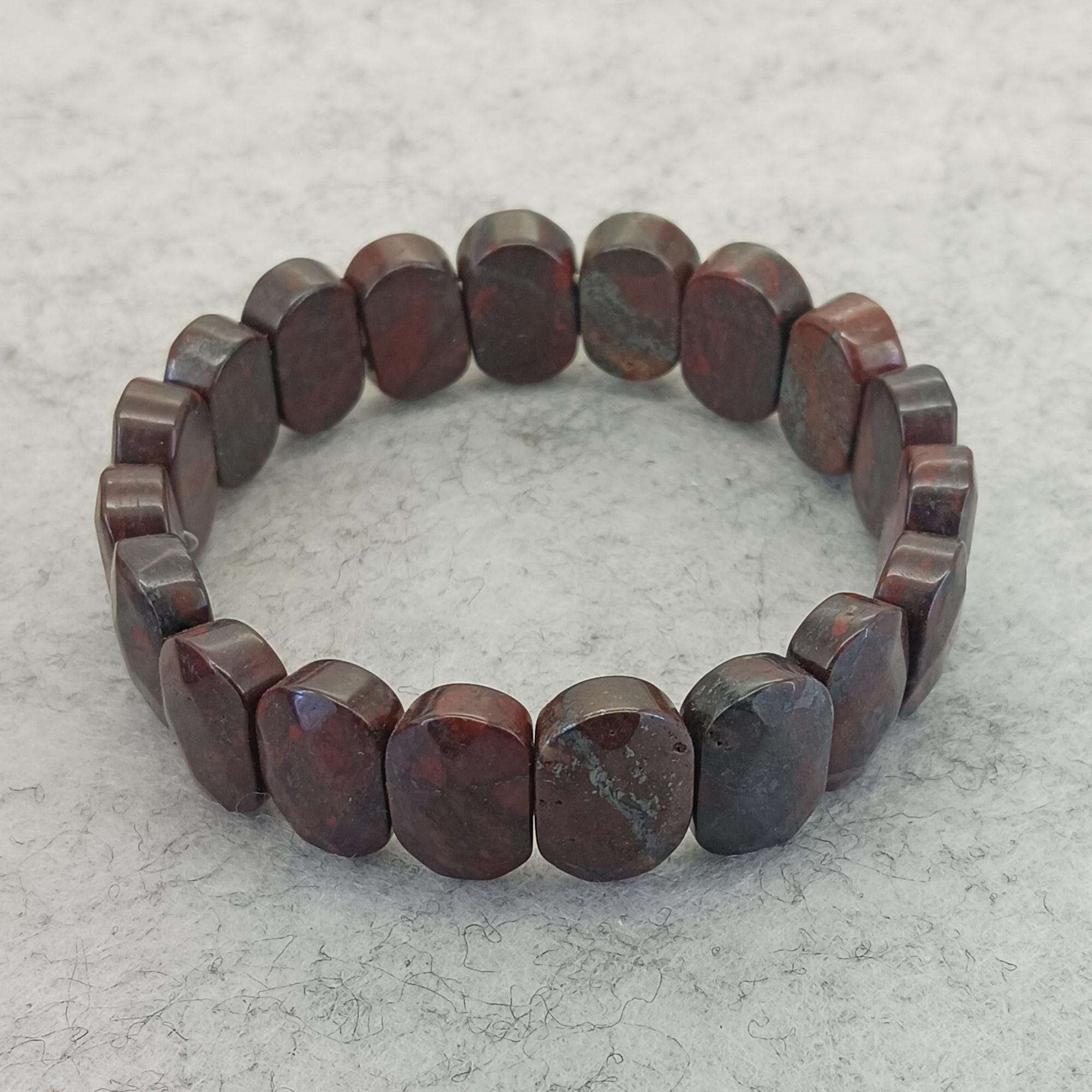 ゴールデンスワンストーンブレスレット：ファセットレイキヒーリング