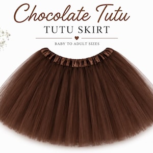 brown tutu dress for women tulle skirt,Chocolate brown tulle skirt,short Tutu skirt,Floor length Tutu Skirt,adult tutus,ballet skirt,womens tulle skirts,bridal skirt