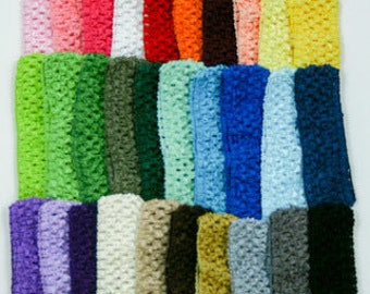 Individual Crochet 1.5" Headbands