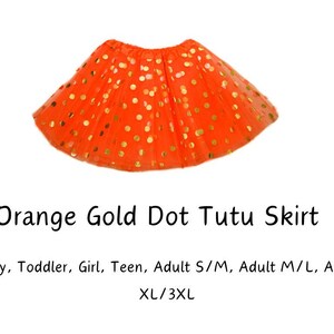 Gold glitter dots skirt sale
