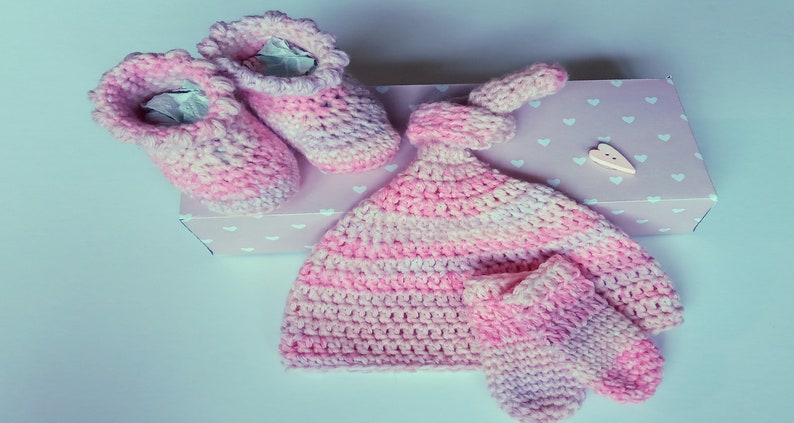 Newborn Baby Crochet Gift Set
