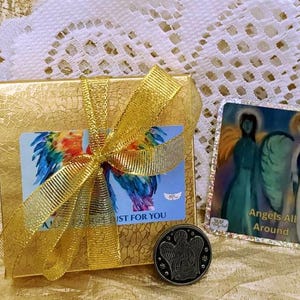 Angel Token Gift Set, Pocket Angel Token Gift, Angel Gift Set, Pocket Angel Token, Angel Token, Guardian Angel Pocket token, token gift set