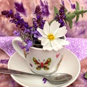 Relaxation Herbal Tea, Organic Lavender Herbal tea, individual tea gift, teacher gift, coworker gift, stocking stuffer, tea lover gift, tea