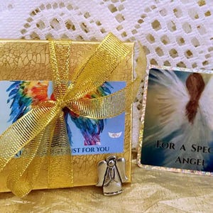 Angel Token Gift Set, Pocket Angel Token Gift, Angel Gift Set, Pocket Angel Token, Angel Token, Guardian Angel Pocket token, token gift set