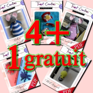 PDF Crochet - PACK 4 + 1 FREE - Tiamat Creations