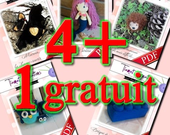 PDF Crochet - PACK 4 + 1 FREE - Tiamat Creations