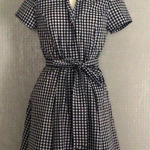 Checkered dress with white shirt hotsell