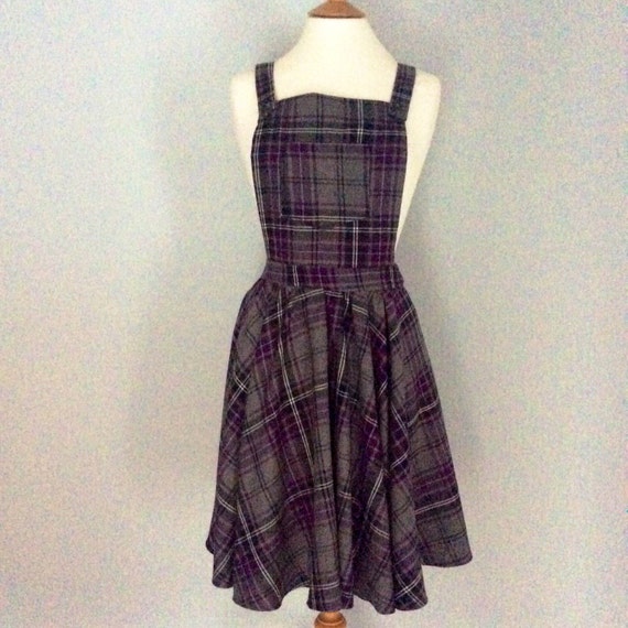 Tartan Dungaree Dress Tartan Dungaree Dress