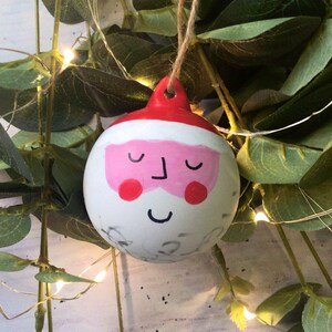 Christmas Santa Father Christmas Tree Bauble Decoration - Etsy