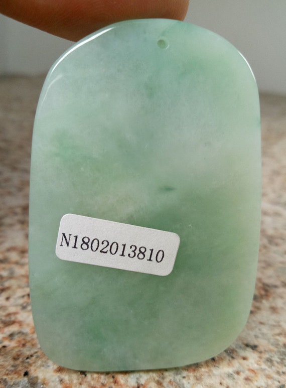 100% Natural Grade A Green Certified Jadeite Carv… - image 5