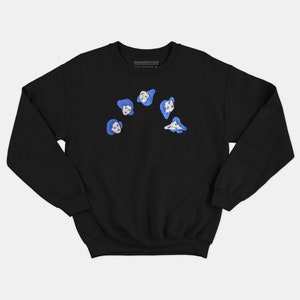 Bounce Sweatshirt // Embroidery // Crewneck // Graphic Shirt // Black Shirt // Graphic tee // Car // Ethical image 1