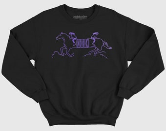 Ride or Die Sweatshirt // Embroidery // Crewneck // Graphic Shirt // Black Shirt  // Graphic tee // Horse // Ethical