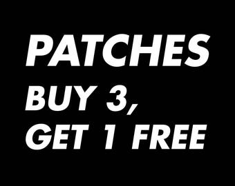 Buy 3 Get 1 Free Patches // Iron On Patch // Cute Patches // Funny Patches // Cool patches // Fun Patches // Original Patch