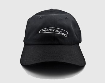 Meaningless Cap // Dad Hat // Pattern // Fun // Hats // Caps